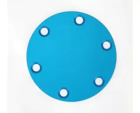 NRG Horn Delete Plate Blue-Laser Logo