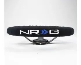 NRG Steering Whl Cover Stretch Fabric Logo