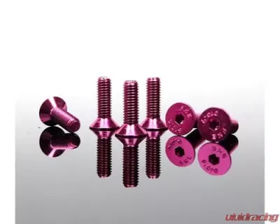 NRG Steering Whl Screw Kit Upgrade Pink - SWS-100PK