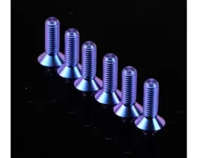 NRG Titanium Purple Steering Whl Screw Kit Upgrade 12MM