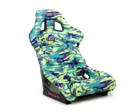 NRG Prisma Green Camo Edition FRP Bucket Seat