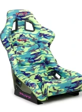 NRG Prisma Green Camo Edition FRP Bucket Seat                                     - FRP-302-GIJ - Image 8