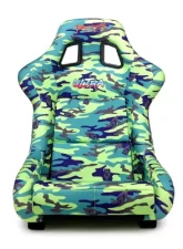 NRG Prisma Green Camo Edition FRP Bucket Seat                                     - FRP-302-GIJ - Image 2