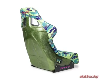 NRG Prisma Green Camo Edition FRP Bucket Seat - FRP-302-GIJ