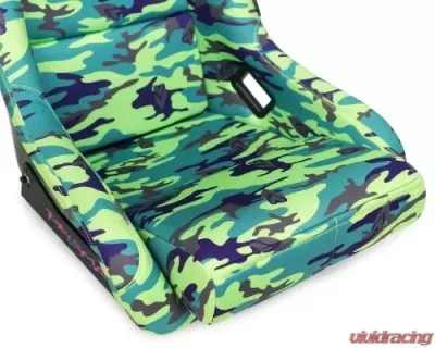 NRG Prisma Green Camo Edition FRP Bucket Seat - FRP-302-GIJ