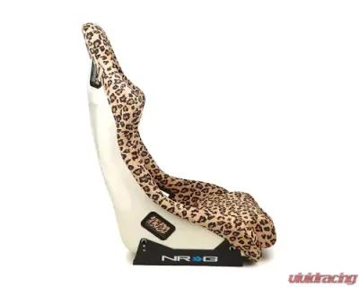 NRG White Pearlized Back Large Prisma Savage Edition FRP Bucket Seat - FRP-302BR-SAVAGE