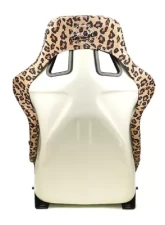 NRG White Pearlized Back Large Prisma Savage Edition FRP Bucket Seat                                     - FRP-302BR-SAVAGE - Image 5