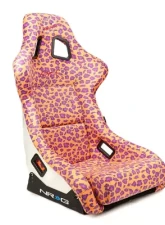 NRG White Pearlized Back Large Prisma Savage Edition FRP Bucket Seat                                     - FRP-302OR-SAVAGE - Image 8
