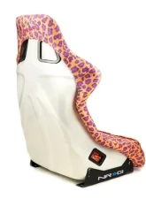 NRG White Pearlized Back Large Prisma Savage Edition FRP Bucket Seat                                     - FRP-302OR-SAVAGE - Image 4
