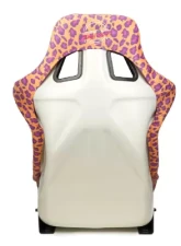 NRG White Pearlized Back Large Prisma Savage Edition FRP Bucket Seat                                     - FRP-302OR-SAVAGE - Image 5