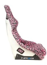 NRG White Pearlized Back Large Prisma Savage Edition FRP Bucket Seat                                     - FRP-302PK-SAVAGE - Image 2