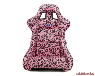 NRG White Pearlized Back Large Prisma Savage Edition FRP Bucket Seat - FRP-302PK-SAVAGE