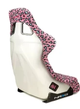 NRG White Pearlized Back Large Prisma Savage Edition FRP Bucket Seat                                     - FRP-302PK-SAVAGE - Image 4