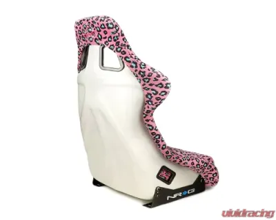 NRG White Pearlized Back Large Prisma Savage Edition FRP Bucket Seat - FRP-302PK-SAVAGE