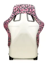 NRG White Pearlized Back Large Prisma Savage Edition FRP Bucket Seat                                     - FRP-302PK-SAVAGE - Image 5