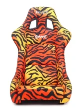 NRG Tiger Yellow & Orange Prisma Savage II Edition FRP Bucket Seat                                     - FRP-303 TIGRE-SAVAGE - Image 2