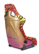 NRG Tiger Yellow & Orange Prisma Savage II Edition FRP Bucket Seat                                     - FRP-303 TIGRE-SAVAGE - Image 3