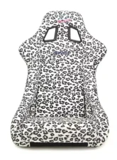 NRG White Pearlized Back Large Prisma Savage Edition FRP Bucket Seat                                     - FRP-303WT-SAVAGE - Image 2