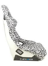 NRG White Pearlized Back Large Prisma Savage Edition FRP Bucket Seat                                     - FRP-303WT-SAVAGE - Image 3