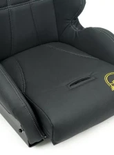 NRG Black Defender Water Resistant Steel Frame Suspension Seats                                     - DF-100BK-S - Image 2