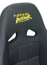 NRG Black Defender Water Resistant Steel Frame Suspension Seats                                     - DF-100BK-S - Image 3
