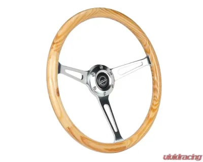 NRG 380mm Reinforced Classic Light Wood Grain Wheel - RST-380RG
