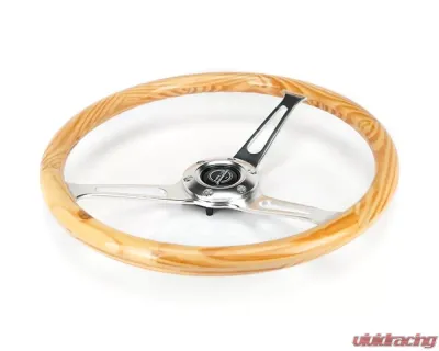 NRG 380mm Reinforced Classic Light Wood Grain Wheel - RST-380RG