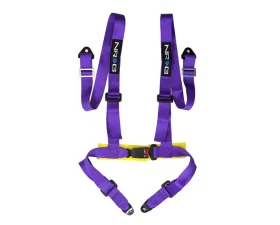 NRG 4 Point Seat Belt Harness Buckle Up