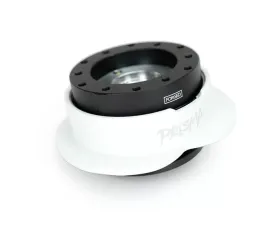 NRG Black w/ White Heart Shape Quick Release