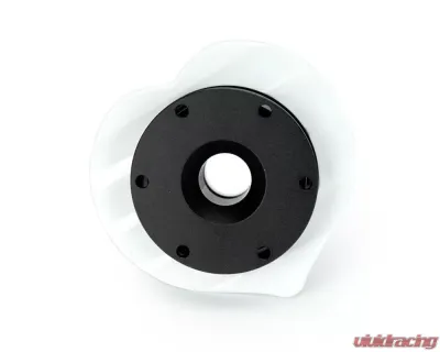 NRG Black w/ White Heart Shape Quick Release - SRK-143BK-WT