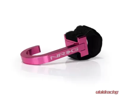 NRG Velcro Pink Universal CNC Steering Wheel Hook - STR-100PK
