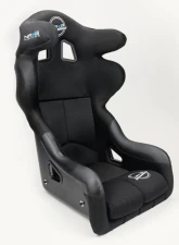 NRG Prisma Fia Halo Competition Seat w/ Competition Fabric Homologated Black                                     - FRP-RS600M-BK-PRISMA - Image 2