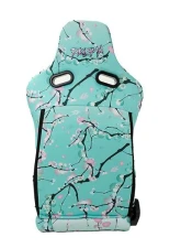 NRG Reclinable Bucket Racing Seat- Prisma Lab- Blossom Print Sold in Pairs                                     - RSC-710 L/R-BLOSSOM - Image 10