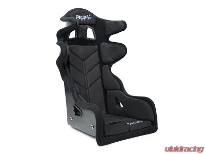 NRG Prisma Fia Halo Nitros Competition Seat with Competition Fabric, FIA homologated, Black - FRP-RS610BK-PRISMA