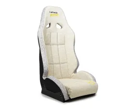 NRG Defender water resistant steel frame suspension seats Tan with Sand trim
