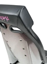 NRG GTS Retro Bucket Seat features Black PVC Leather, Black stitching                                     - PRI-100BK-H - Image 8