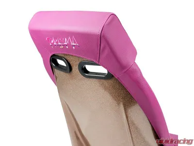 NRG GT Retro Bucket Seat - Wine PVC Leather Wine - PRI-150WINE