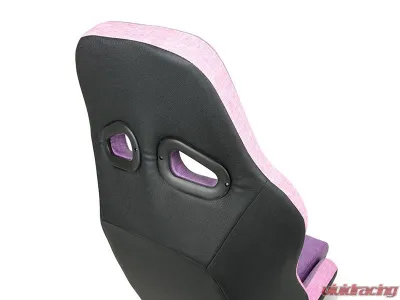 NRG Defender water resistant steel frame suspension seats Purple - DF-100PP-S