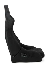 NRG Reclinable Bucket Racing Seat- Prisma Lab- Black Vegan Suede Sold in Pairs                                     - RSC-710 L/R- BK - Image 3