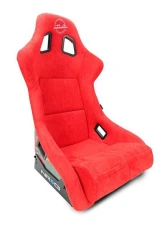 NRG FRP Bucket Seat (Large) Red Alcantara material with Dragon Livery on the Back                                     - FRP-302RD-DRGN-R - Image 8