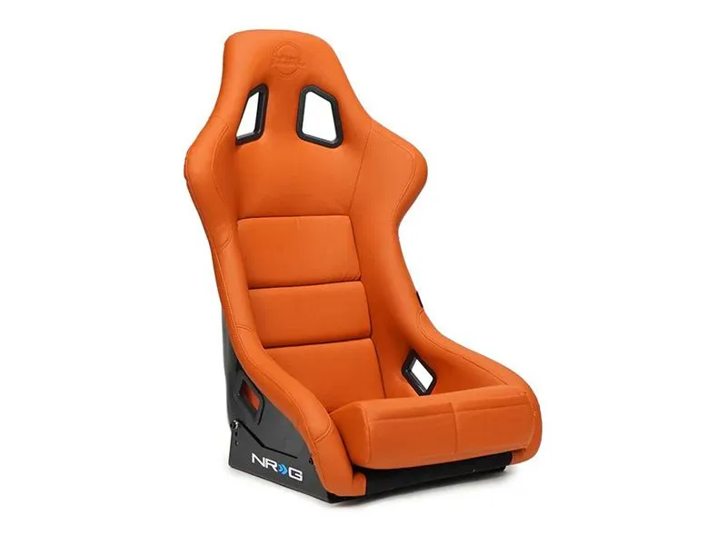 NRG FRP Bucket Seat Brown Vinyl Material (Large) - FRP-302BR-V