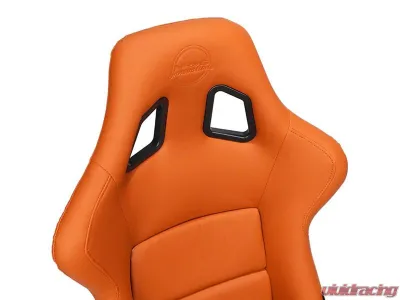 NRG FRP Bucket Seat Brown Vinyl Material (Large) - FRP-302BR-V