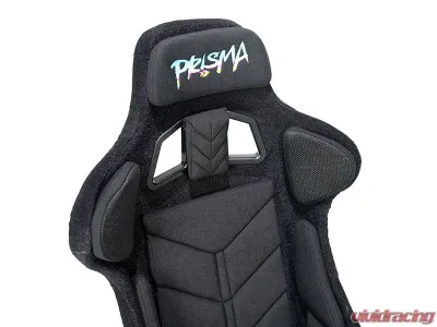 NRG Prisma Fia Nitros Competition Seat with Competition Fabric, FIA homologated, Black - FRP-RS510BK-PRISMA