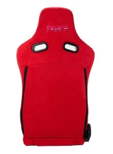 NRG Reclinable Bucket Racing Seat- Prisma Lab- Red Vegan Suede Sold in Pairs                                     - RSC-710 L/R RD - Image 8