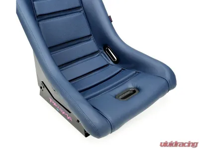 NRG GTS Retro Bucket Seat Silver Fiberglass back with glitter - PRI-150NVY