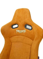 NRG Reclinable Bucket Racing Seat- Prisma Lab- Tan Vegan Suede Sold in Pairs                                     - RSC-710 L/R-TAN - Image 3