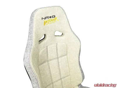 NRG Defender water resistant steel frame suspension seats Tan with Sand trim - DF-100BH-S