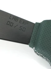 NRG Steering Wheel - 20 Year Anniversary Emerald Perforated Leather, Silver Stitching                                     - RST-037MB-G-20 - Image 7