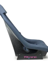 NRG GTS Retro Bucket Seat Silver Fiberglass back with glitter                                     - PRI-150NVY - Image 3