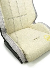 NRG Defender water resistant steel frame suspension seats Tan with Sand trim                                     - DF-100BH-S - Image 6